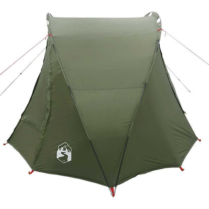 vidaXL Fishing Tent 2-Person Olive Green Waterproof