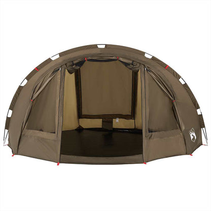 vidaXL Fishing Tent 2-Person Olive Green Waterproof