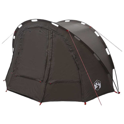 vidaXL Fishing Tent 2-Person Brown Waterproof