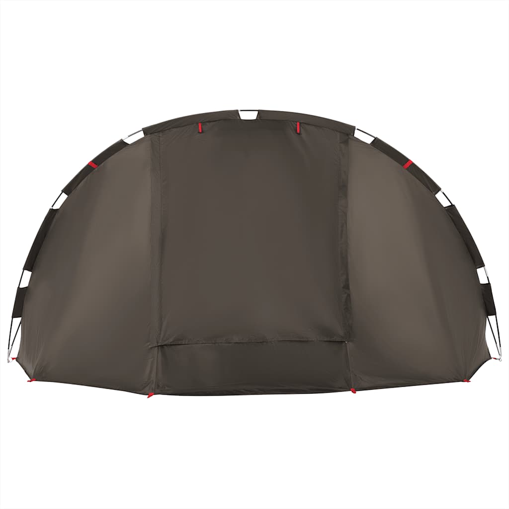 vidaXL Fishing Tent 2-Person Brown Waterproof