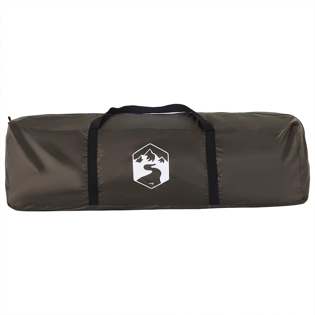 vidaXL Fishing Tent 2-Person Brown Waterproof