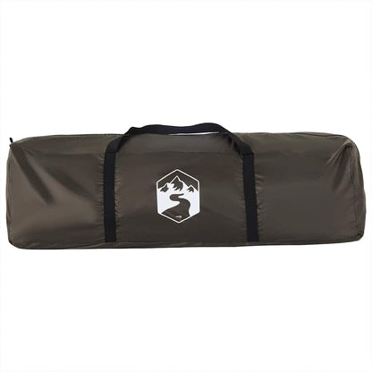 vidaXL Fishing Tent 2-Person Brown Waterproof