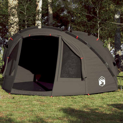 vidaXL Fishing Tent 2-Person Brown Waterproof