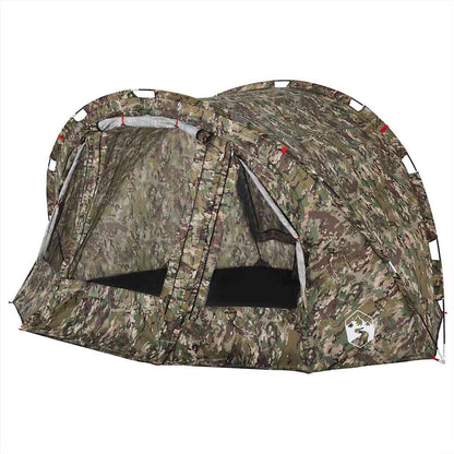 vidaXL Fishing Tent 2-Person Camouflage Waterproof - Green