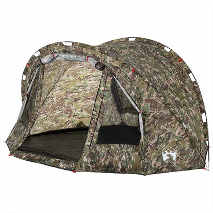 vidaXL Fishing Tent 2-Person Camouflage Waterproof - Green