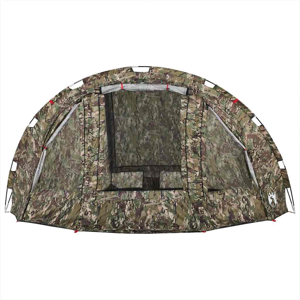 vidaXL Fishing Tent 2-Person Camouflage Waterproof - Green