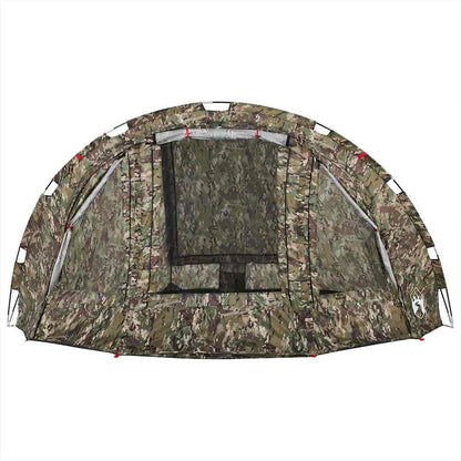 vidaXL Fishing Tent 2-Person Camouflage Waterproof - Green