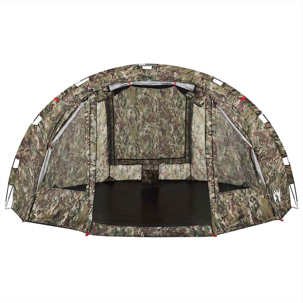 vidaXL Fishing Tent 2-Person Camouflage Waterproof - Green