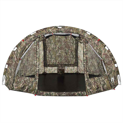 vidaXL Fishing Tent 2-Person Camouflage Waterproof - Green