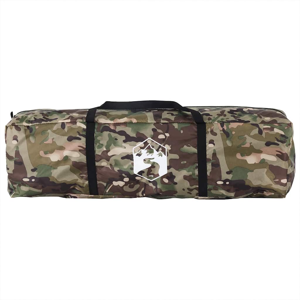 vidaXL Fishing Tent 2-Person Camouflage Waterproof - Green