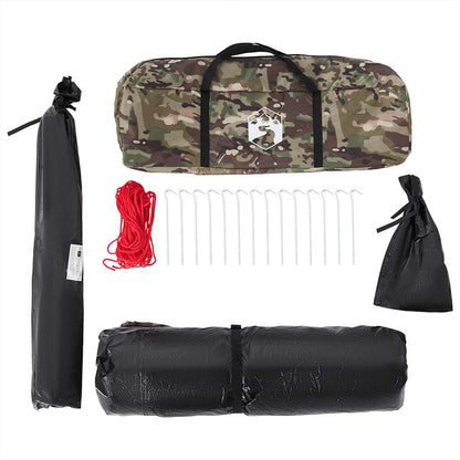 vidaXL Fishing Tent 2-Person Camouflage Waterproof - Green