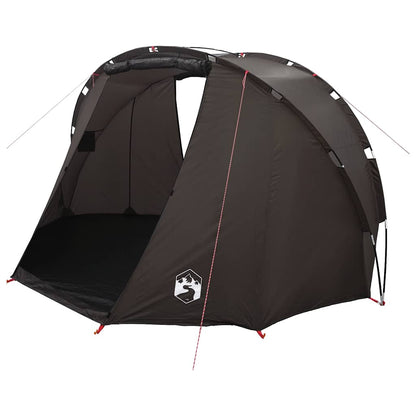 vidaXL Fishing Tent 5-Person Brown Waterproof