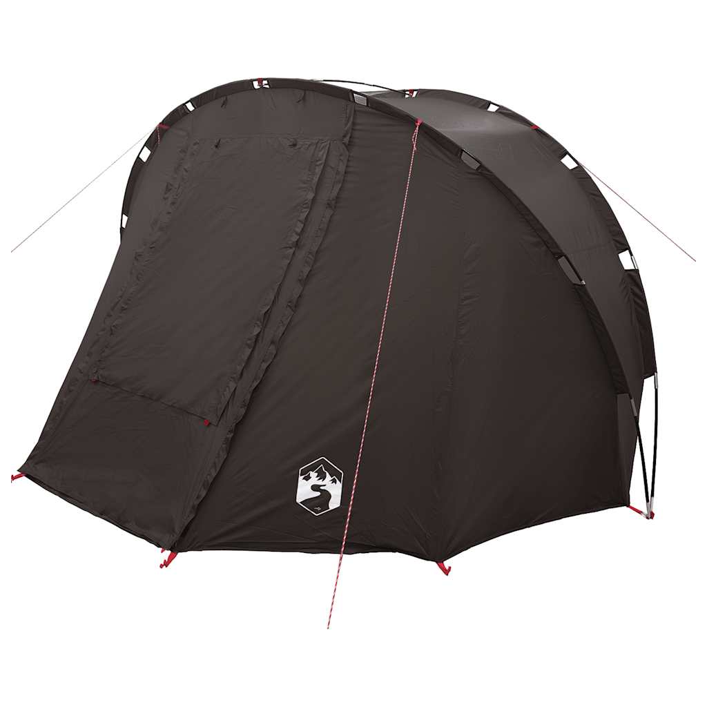 vidaXL Fishing Tent 5-Person Brown Waterproof