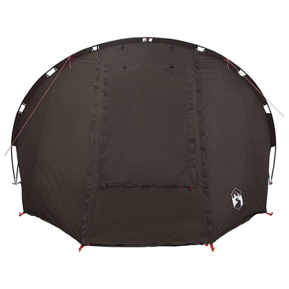 vidaXL Fishing Tent 5-Person Brown Waterproof