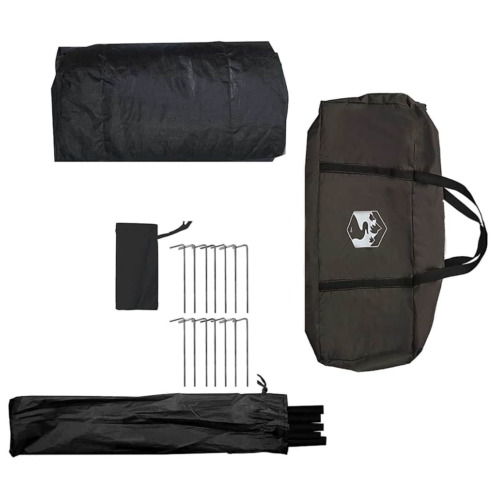 vidaXL Fishing Tent 5-Person Brown Waterproof