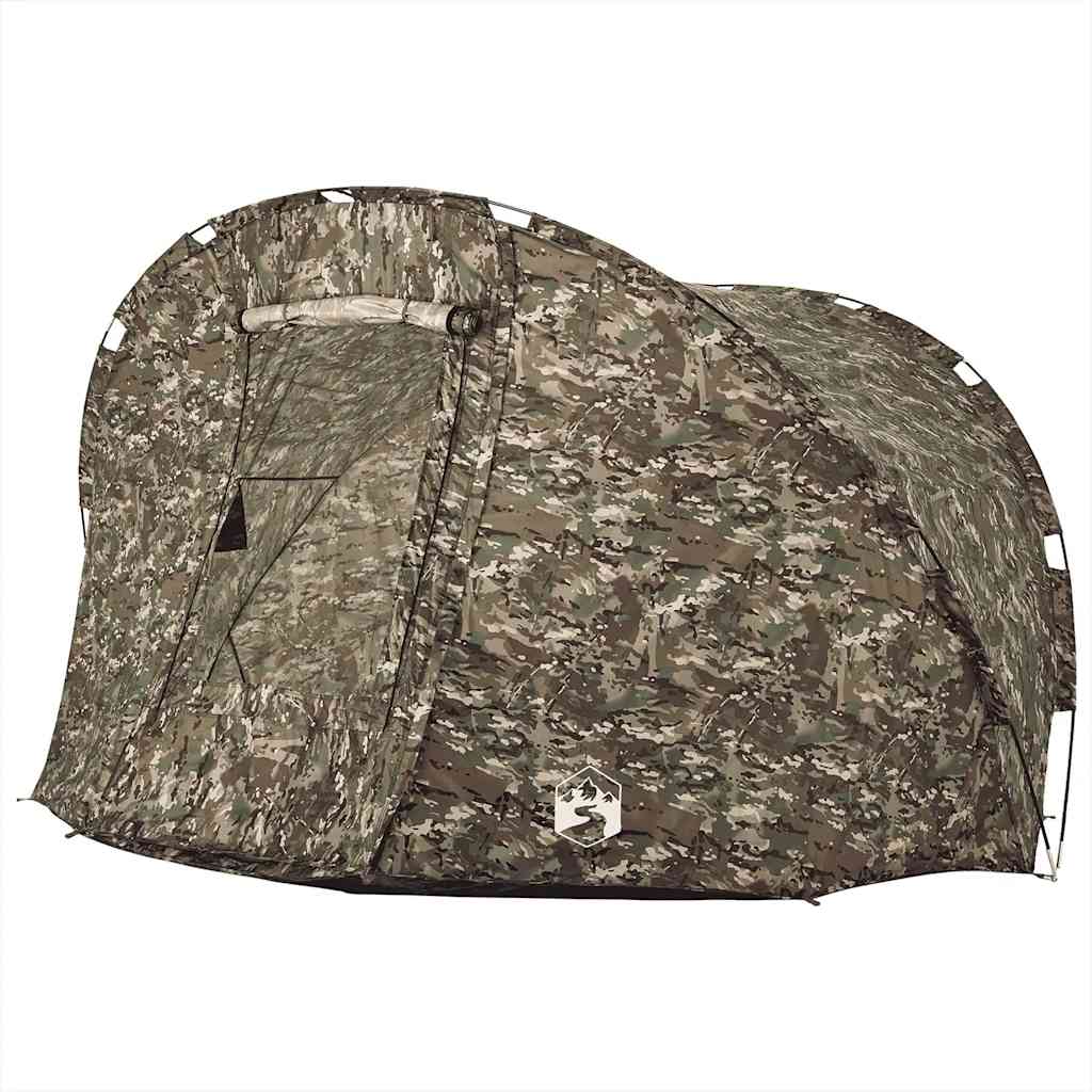 vidaXL Fishing Tent 5-Person Camouflage Waterproof - Green