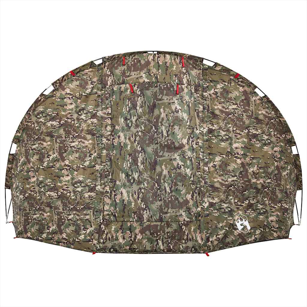 vidaXL Fishing Tent 5-Person Camouflage Waterproof - Green