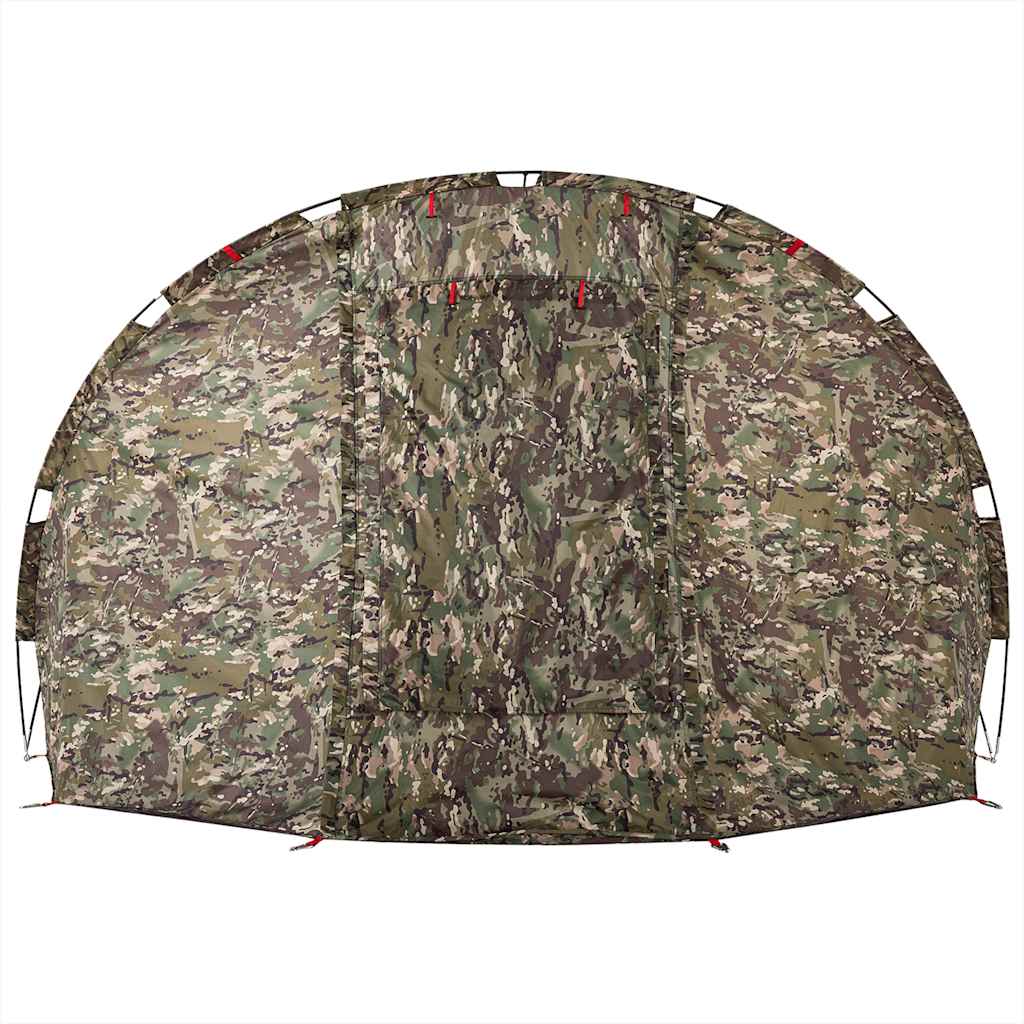 vidaXL Fishing Tent 5-Person Camouflage Waterproof - Green