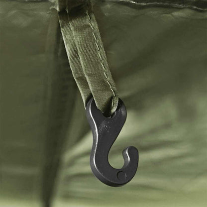 vidaXL Fishing Tent 4-Person Olive Green Quick Release