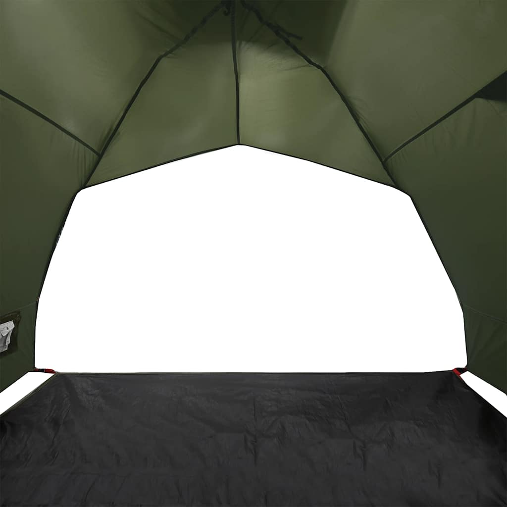 vidaXL Fishing Tent 4-Person Olive Green Quick Release