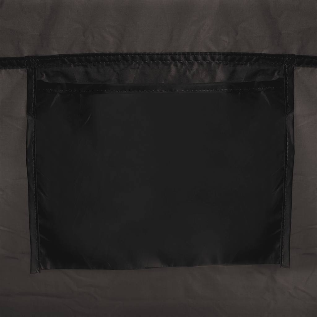 vidaXL Fishing Tent 4-Person Brown Quick Release