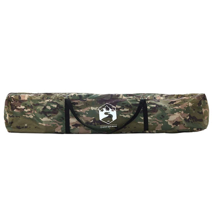vidaXL Fishing Tent 4-Person Camouflage Quick Release - Green