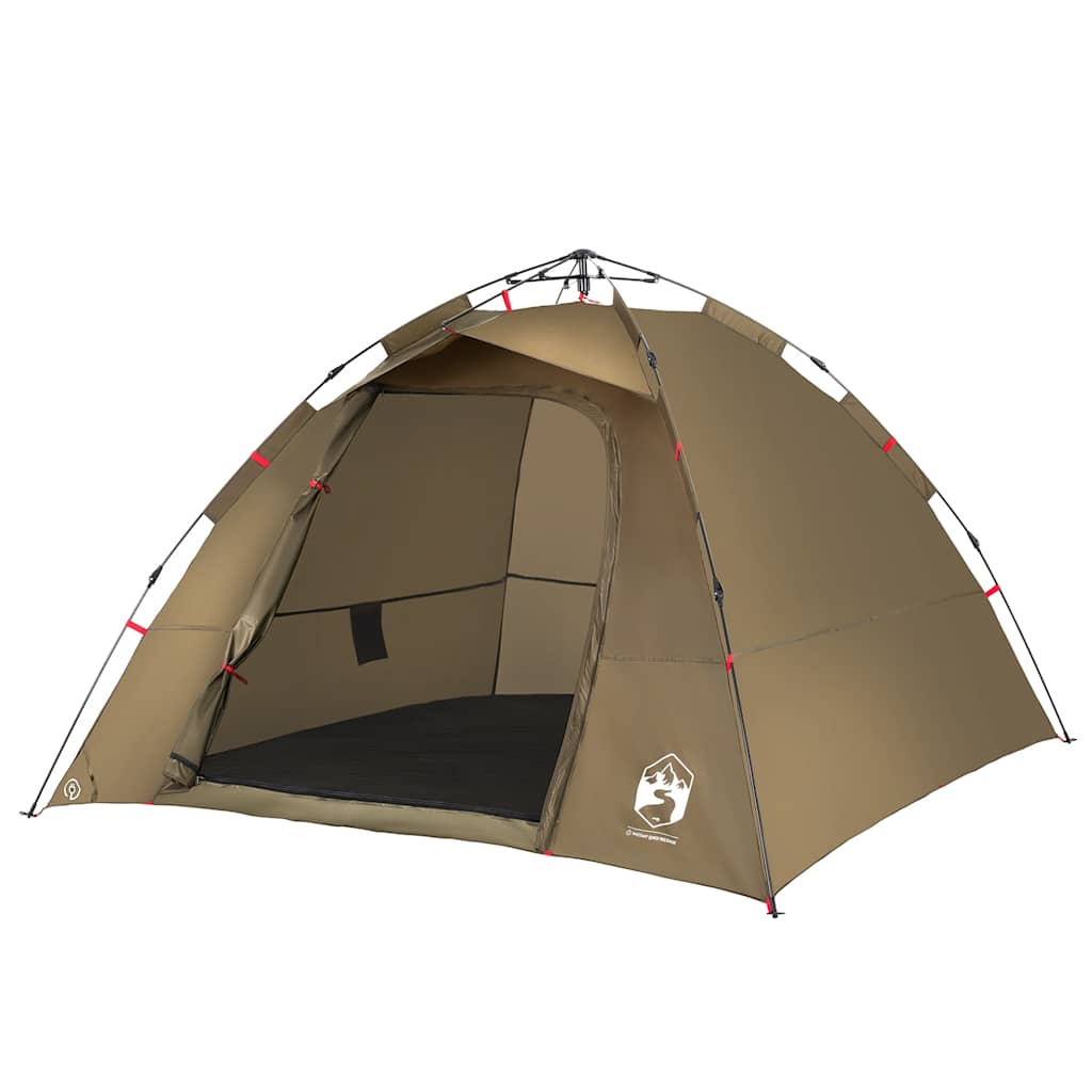 vidaXL Fishing Tent 4-Person Olive Green Quick Release - 36623