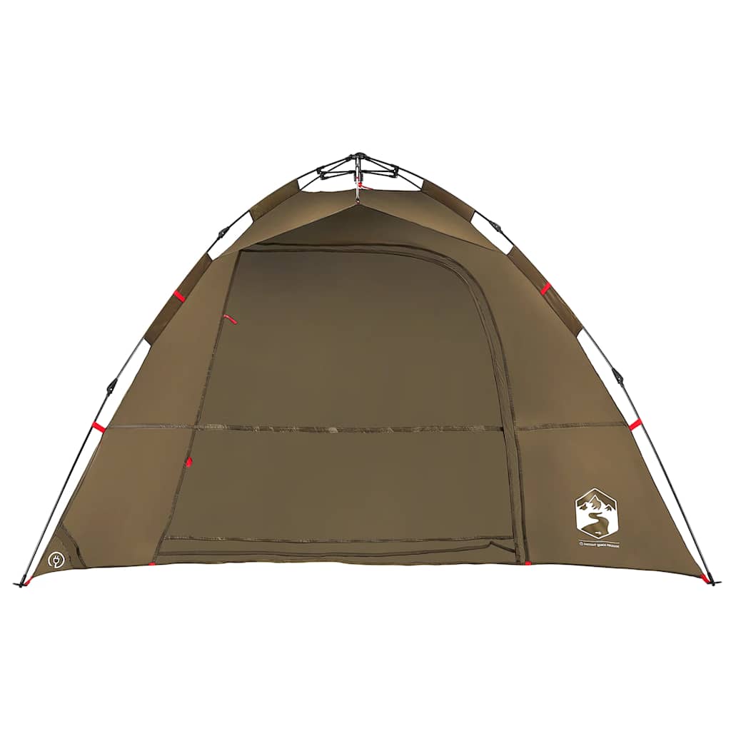 vidaXL Fishing Tent 4-Person Olive Green Quick Release - 36623