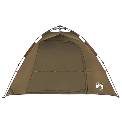 vidaXL Fishing Tent 4-Person Olive Green Quick Release - 36623
