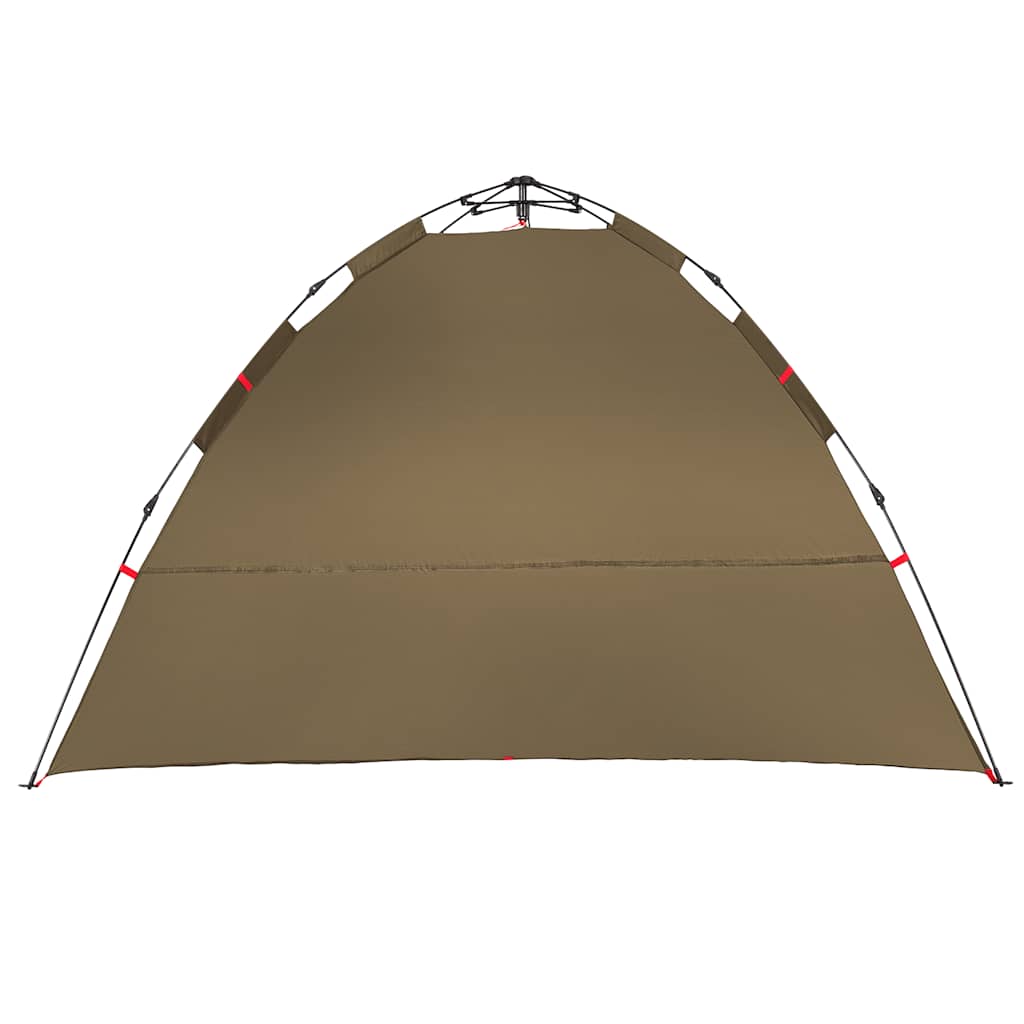 vidaXL Fishing Tent 4-Person Olive Green Quick Release - 36623