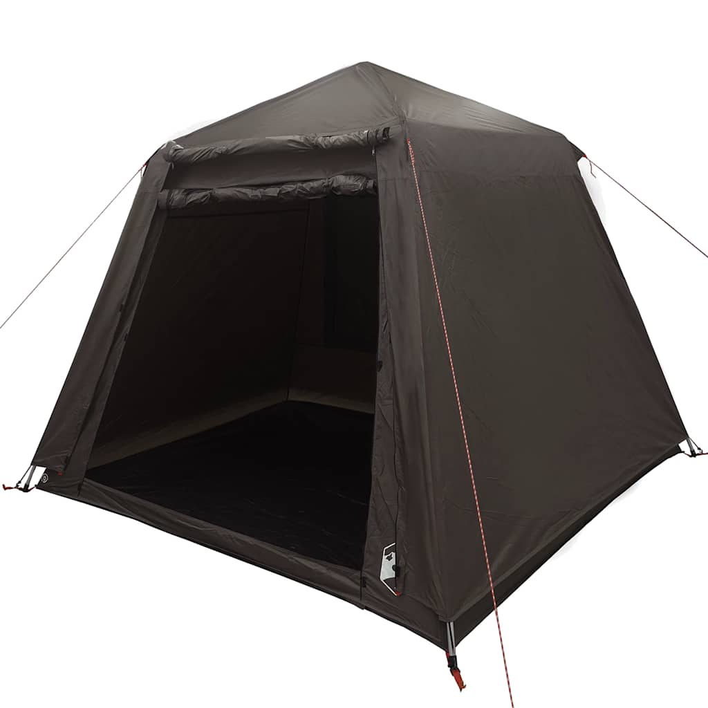 vidaXL Fishing Tent 4-Person Brown Quick Release - 36635