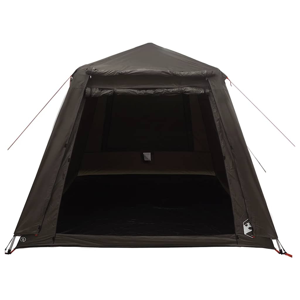 vidaXL Fishing Tent 4-Person Brown Quick Release - 36635