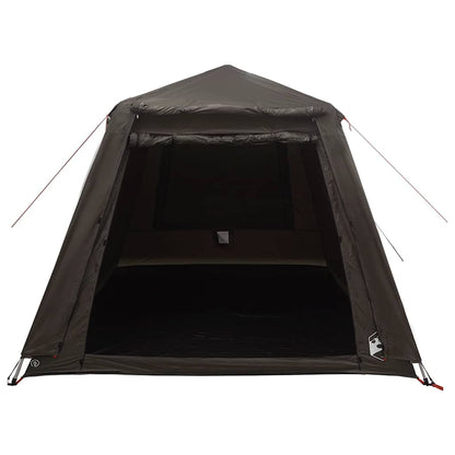 vidaXL Fishing Tent 4-Person Brown Quick Release - 36635