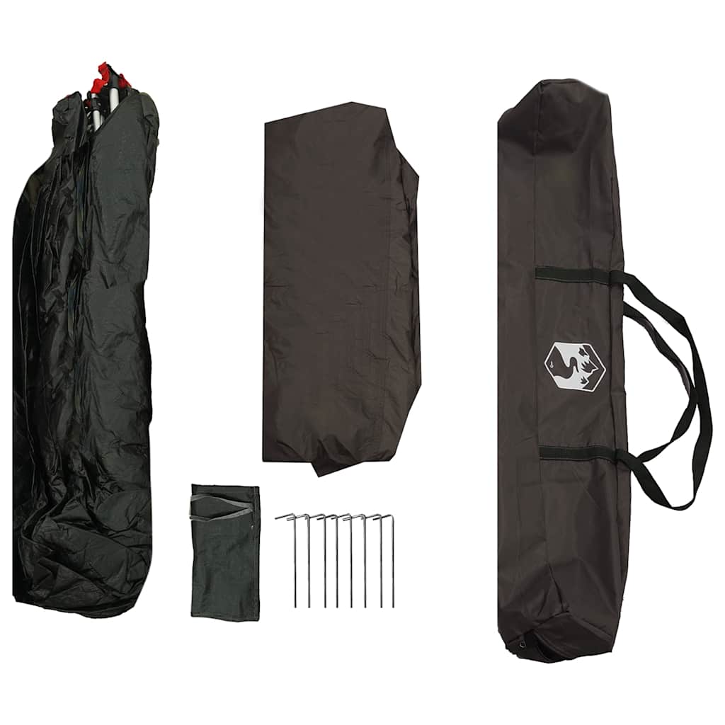 vidaXL Fishing Tent 4-Person Brown Quick Release - 36635