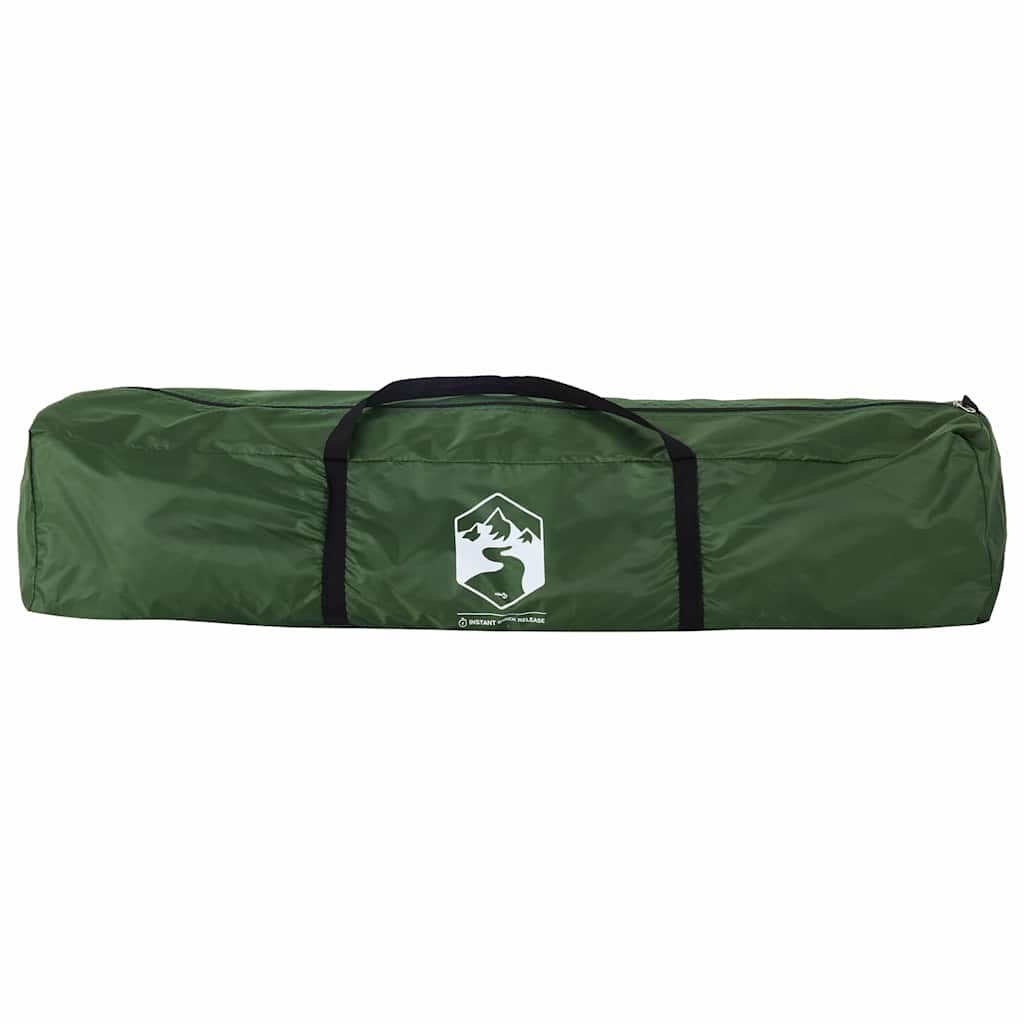 vidaXL Camping Tent Cabin 4-Person Green Quick Release - 260 x 217 x 150 cm
