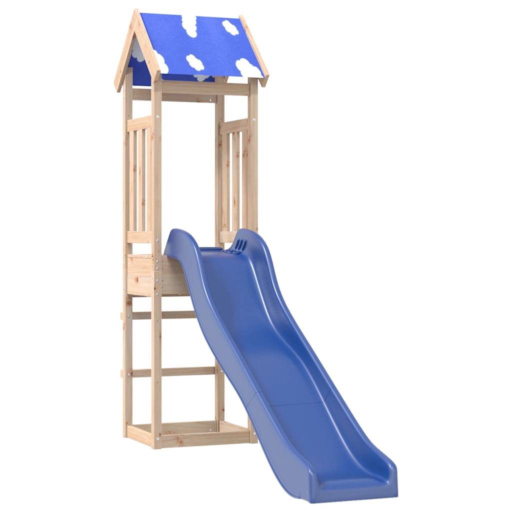 vidaXL Outdoor Playset Solid Wood Pine - Brown - 33247