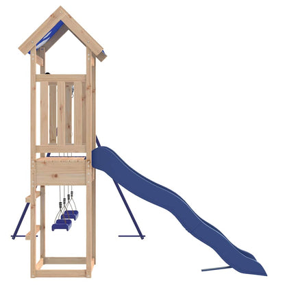 vidaXL Outdoor Playset Solid Wood Pine - Brown - 33249