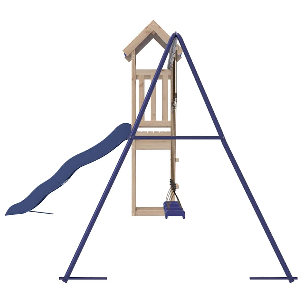 vidaXL Outdoor Playset Solid Wood Pine - Brown - 33249