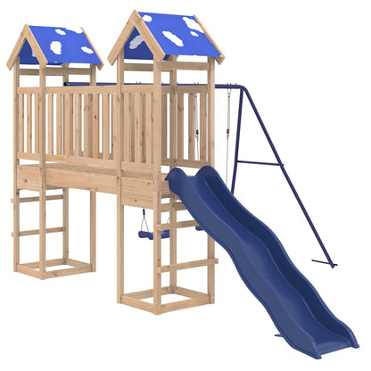 vidaXL Outdoor Playset Solid Wood Pine - Brown - 33251