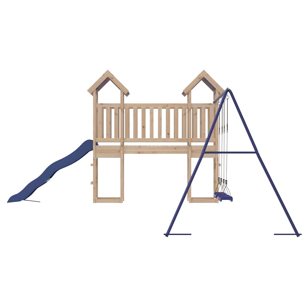 vidaXL Outdoor Playset Solid Wood Pine - Brown - 33251