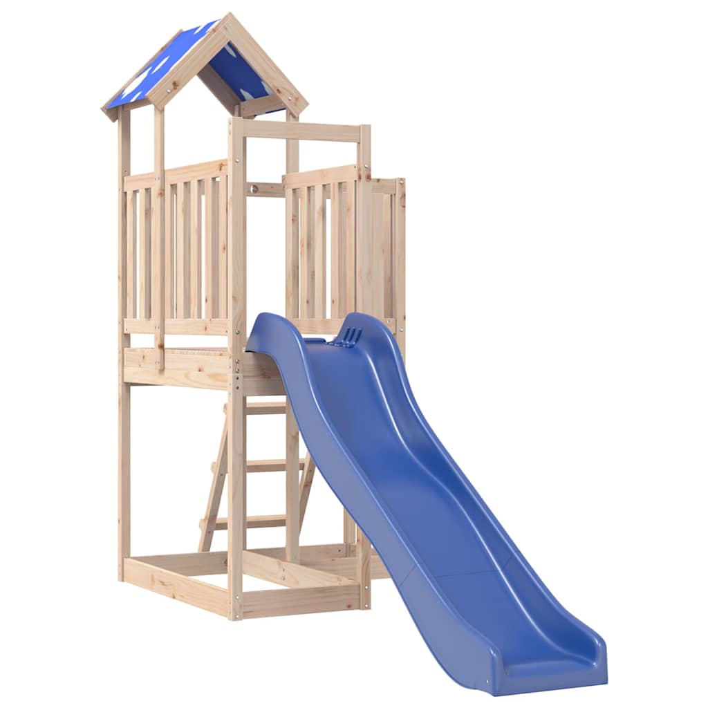 vidaXL Outdoor Playset Solid Wood Pine - Brown - 33253