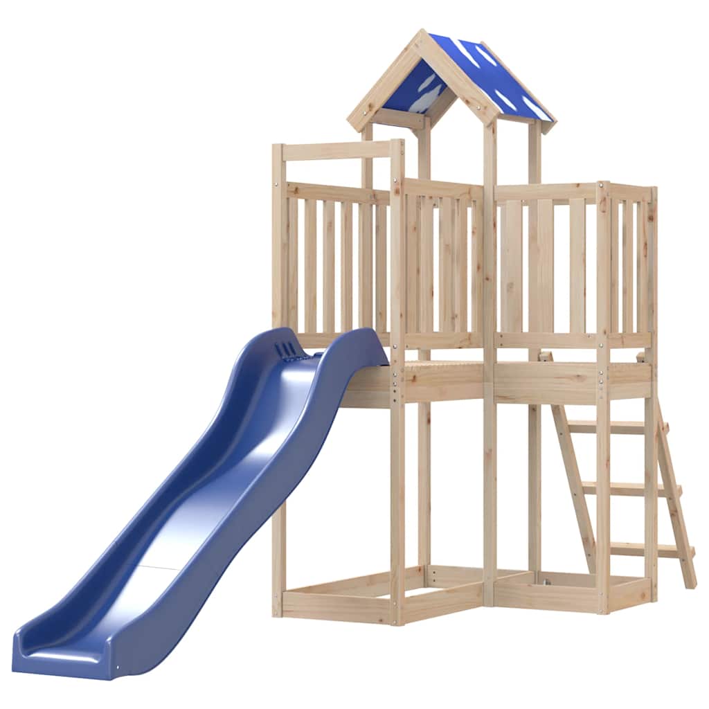 vidaXL Outdoor Playset Solid Wood Pine - Brown - 33253