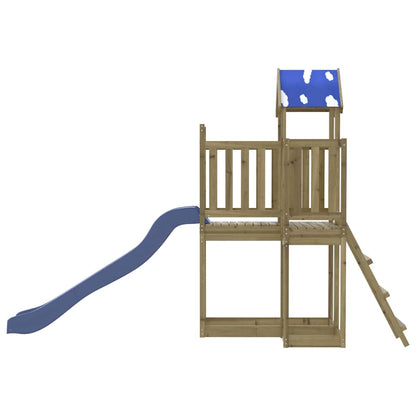 vidaXL Outdoor Playset Impregnated Wood Pine - Brown - 33263