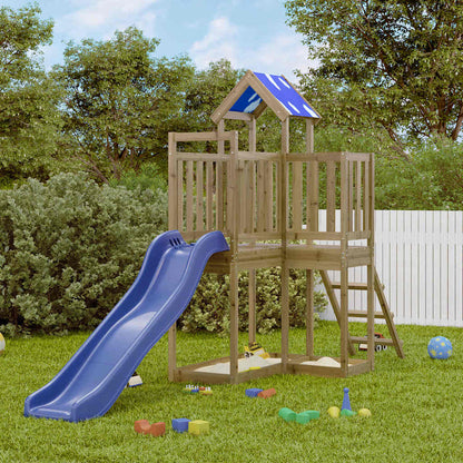 vidaXL Outdoor Playset Impregnated Wood Pine - Brown - 33263