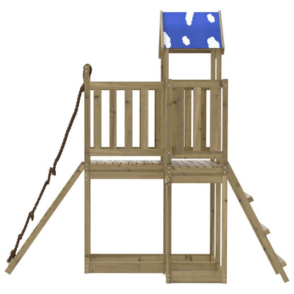 vidaXL Outdoor Playset Impregnated Wood Pine - Brown - 33269