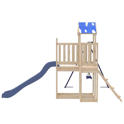 vidaXL Outdoor Playset Solid Wood Pine - Brown - 33282