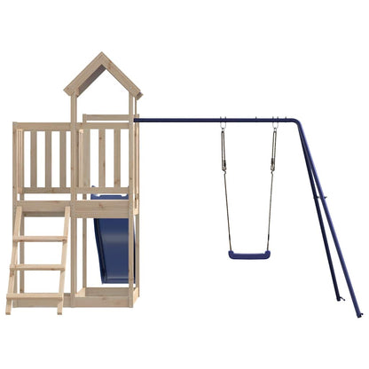 vidaXL Outdoor Playset Solid Wood Pine - Brown - 33282