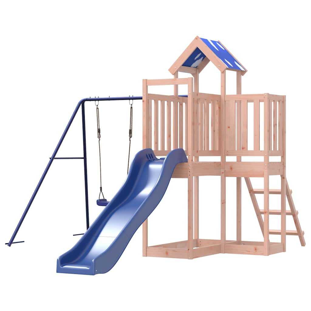 vidaXL Outdoor Playset Solid Wood Douglas - Brown - 33286