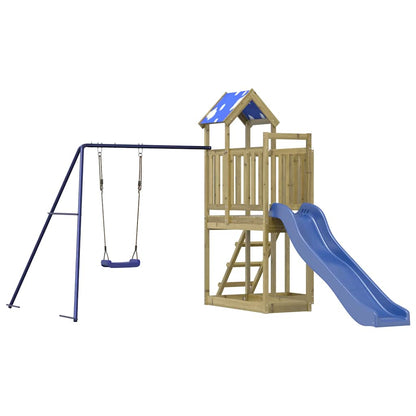 vidaXL Outdoor Playset Impregnated Wood Pine - Brown - 33297