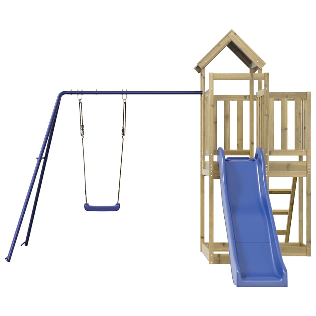 vidaXL Outdoor Playset Impregnated Wood Pine - Brown - 33297